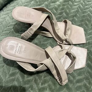 Signature Women's Cream Strappy Heels